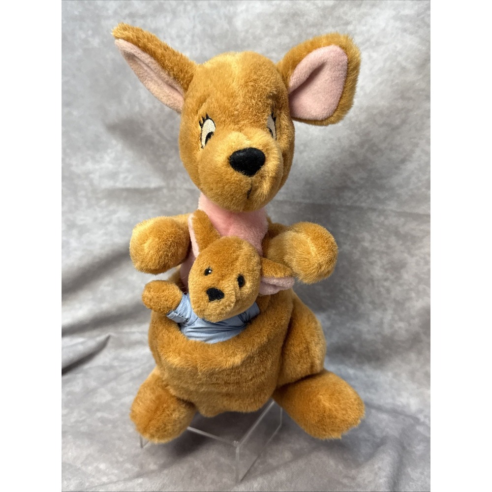 Vintage Disneyland Walt Disney World Kanga & Roo Plush Winnie The Pooh Kangaroo